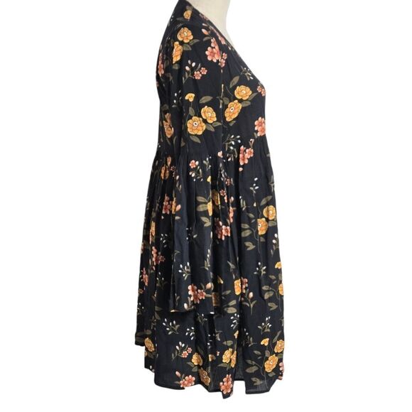 Altar'd State Brown Black Floral Mini Dress - Picture 3 of 7